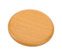 Yardwe Siège Rond de Tabouret en Bois Surface Lisse et Grain | Pièce de Rechange pour Tabouret de Bar, Usage Maison ou Atelier, Bois Massif, Entretien Simple