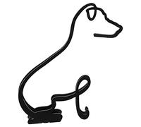 Yardwe Statuette De Chien Fil De Métal Décoration Murale Minimaliste Sculpture Art pour Chiens Ornements De Bureau Originaux