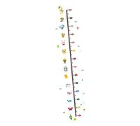 Yardwe Sticker Mural Mesure Hauteur Motif Animal Autocollant Tableau Croissance Décoration Chambre Garçon Fille Salle Bain