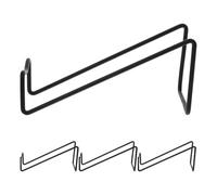 Yardwe Support à Bouteilles de Vin Élégant pour Rangement Polyvalent en Fer Noir 4 Pièces Design Multifonctionnel Salle à Manger Moderne
