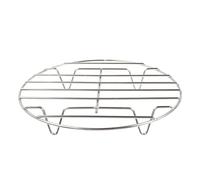 Yardwe Support à poisson cuit à la vapeur Grille de cuisson vapeur maison Plateau vapeur Acier Inoxydable, argent, antirouille, pour viandes et légumes, fournitures de cuisine
