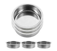 Yardwe Support de Brûleur de Parfum en Acier Inoxydable Argenté, Plaque de Remplacement 6pcs pour Encensoir Élégant, Usage Polyvalent pour Yoga et Hôtel