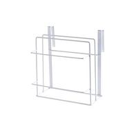Yardwe Support Fer pour Planches Découper Double Couche en Blanc Mural | Perçage, Gain de Place, Cuisine et Buffet, Supporte Plus de Deux Planches