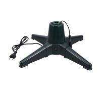 Yardwe Support Tournant Électrique pour Sapin de Noël, Pliable, Ac220 | Fer, Caoutchouc et Cuivre, Rotation Silencieuse 360 Degrés, 2cm et Petits Intérieurs