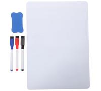 Yardwe Tableau Blanc Magnétique A4 pour organiser planning et messages en PET et Caoutchouc tableau effaçable couleur aléatoire pour réfrigérateur maison bureau