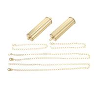 YARNOW 1ensemble Poids de Pendule Fer Décoratif pour Horloge Murale Accessoire de Remplacement avec Chaîne Design Élégant et Fonctionnel pour Décoration Intérieure