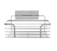 YARNOW 1pièce Étagère Murale Inoxydable sans Perçage pour Salle de Bain et Cuisine Garde-Fou Élargi Fixation sans Marque Argent