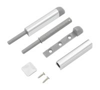 YARNOW 2 Ensembles Loquets Magnétiques à Pression en Alliage D'aluminium et Plastique Abs pour Armoire et Commode, Fonction Pousser pour Ouvrir, Système Silencieux sans Poignée