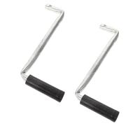 YARNOW 2 Pièces Manivelle de Poignée pour Serrage en Plastique et Acier Inoxydable, Design Antidérapant et Stabilité Renforcée, pour Enrouleur de Film en Extérieur