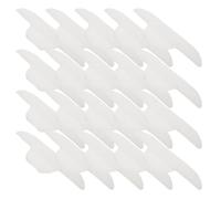 YARNOW 20 Pièces Autocollants Invisibles Anti-transpiration pour Col de Chemise en Tissu Non Tissé et Film Pe, Absorption Sueur pour Chemises D'été et D'hiver
