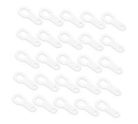 YARNOW 25 Pièces Breloque en Paille de 8mm pour Tasse et Gobelet, Lot | Pp Transparent, Fixation Légère et Réutilisable, Usage DIY et Déplacement