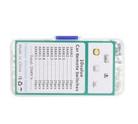 YARNOW 250pcs Interrupteur à bouton-poussoir Micro-interrupteur tactile en plastique pour voiture, 10 types, usage automobile et DIY