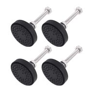 YARNOW 4 Pièces Pied Réglable en Nylon D50xm8x50 Antidérapant et Amortisseur pour Équipements Mécaniques en Environnements Humides ou Légèrement Acides
