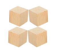 YARNOW 4 Pièces Rehausseurs de Meubles en Bois, Cale | Stabilité et Protection, sans Perçage ni Outils, Crée de L’espace de Rangement pour Mobilier et Canapé