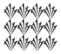 YARNOW 40 Pièces Arroseur Circulaire Réglable 360° en Plastique Noir pour Jardin et Pelouse, Distribution d'eau Uniforme, Système D'irrigation pour Jardin en Bac