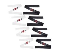 YARNOW 8 Pièces Bandeaux Japonais à Imprimé Guerrier en Polyester Doux et Confortable pour Entraînement de Karaté et Décorations de Fête Uniques et Polyvalents