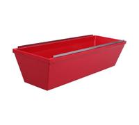 YARNOW Bac à enduit en plastique pour plaques de plâtre : Bac à enduit en plastique avec barre de raclage - 35,5 x 12 x 9 cm - à joints robuste pour et plâtre