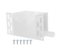 YARNOW Bac de Récupération D'eau de Climatiseur Portable en Plastique Blanc Structure Unique pour Fête Estivale, Accessoire Étanche pour Unité Extérieure de Climatisation