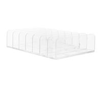 YARNOW Boîte de Rangement pour Cosmétiques en Plastique Multi-grilles, Résistante à L'usure, pour Ombre à Paupières et Poudre Pressée à Domicile Boutique