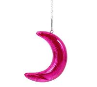 YARNOW Boule Disco Suspendue en Verre Incrusté Pourpre de Lune avec Effets Lumineux Vibrants, Légère, Décoration Rétro pour Bars et Décorations de Fête Disco