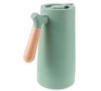 YARNOW Bouteille Isotherme et Design Moderne Large en Verre Poignée en Bois Isolation Thermique Maison Thé
