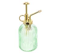 YARNOW Bouteille Verre Vintage pour Vaporisation De Plantes Pulvérisateur Décoratif pour Arrosage De Fleurs Et Succulentes Verte avec Tête Dorée