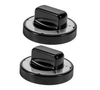 YARNOW Boutons De Commande Résistants à La Chaleur Pour Brûleur De Barbecue Et Cuisinière Gaz, Usage Professionnel Cuisine, Diamètre Intérieur 70 Mm, Finition Abs Rouge, Lot De 2 Pièces
