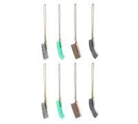 YARNOW Brosses Métalliques en Fil D'acier Inoxydable Lot de 8 Couleur Aléatoire pour Nettoyage des Rainures de Porte et Angles Morts , pour Lavage de Voiture