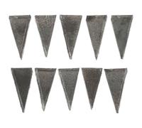 YARNOW Cales de Fixation Triangulaires en Acier Carbone pour Manche Hache Hachette, Kit Réparation Installation Outil Bricolage - 20 Pièces