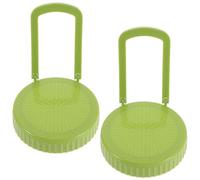 YARNOW Couvercles à Germination Circulation d'air Améliorée en Plastique Vert Support Incliné et Utilisation Facile pour Bocaux Mason à Large Ouverture à Balcon
