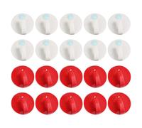 YARNOW Crochets Adhésifs Rouges sans Perçage pour Suspendre Vêtements et Décorations en Plastique Lot de 20 Fixation Puissante et Facile Salle de Bain et Bureau