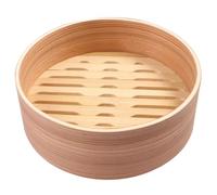 YARNOW Cuiseur Vapeur en Bambou Pratique et Facile à Transporter, Panier Vapeur pour Cuisson Maison, Accessoire Cuisine pour Préparer Légumes et Dim Sum