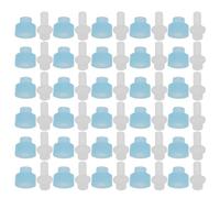 YARNOW Ensemble de 60 connecteurs de transfert de parfum, forme trompette et standard, adaptateur transparent pour recharge de parfum, compatible avec les atomiseurs rechargeables de voyage.