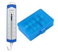 YARNOW Ensemble Dynamomètre à Ressort Haute Précision 10 Crochets Métal et Plastique, Portable pour Expérience en Classe, Kit 11 Pièces Fiable et Pratique