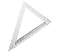 YARNOW Équerre de Menuisier 200mm Alliage D'aluminium Angle Droit 90° Base Large Outil de Mesure Multifonction pour Traçage et Charpenterie