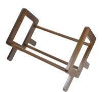 YARNOW Étagère de Rangement en Bambou pour Bureau Surface Lisse et Résistance à l'usure, Pupitre à Livres Pratique pour Organiser Livres et CD