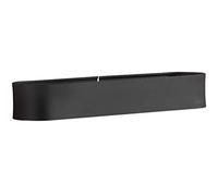 YARNOW Étagère Murale Porte-Serviettes Adhésive en Aluminium Noir Trou de Drainage Portable sans Perçage Cuisine et Salle de Bain