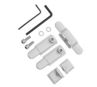 YARNOW Gâche de Verrouillage de Fenêtre en Alliage de Zinc Argenté | Anti-effraction, Anti-pry, Montage Précis, Profilés Aluminium, Fenêtres Coulissantes Battant, Remplacement
