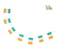 YARNOW Guirlandes de Drapeaux à Suspendre en Polyester pour Décoration Saint-patrick, Facile à Accrocher et Solide, pour Fêtes Intérieures