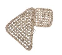 YARNOW Hamac à Ventouse Lit Suspendu Triangulaire Confortable pour Lézards en Fibres Naturelles avec Échelle Créative Facile à Monter pour Dragons Barbus et Anoles