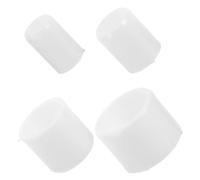 YARNOW Kit D'adaptateur de Bague en Plastique Blanc pour Meuleuse D'établi, Compatible Meule de 21-25mm, Améliore L'efficacité Travail du Bois Pierre