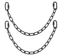 YARNOW Kit de 2 chaînes de Suspension en Acier Inoxydable pour balancelle de Porche, avec maillons, pour Porte d'entrée, Patio, Jardin, matériel de Suspension intérieur/extérieur