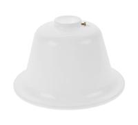 YARNOW Kit de canopée pour ventilateur de plafond, cache inférieur blanc en plastique, protection ضد poussière, installation facile, accessoires pour ventilateur de plafond, nettoyage