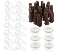 YARNOW Kit de Culture Hydroponique Paniers Robustes pour Potager Vertical Intérieur, Système sans Terre pour Croissance Stable et Jardinage Domestique
