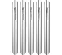 YARNOW Lot 5 Grattoir à Miettes en Acier Inoxydable, Ramasse-miettes de Table Professionnel pour Serveur et Barman, Outil Nettoyage Rapide avec Clip de Poche, Restaurant Boulangerie Cuisine