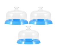 YARNOW Lot de 3 Plateaux de Rangement pour Pièces de Montre en Plastique Transparent Anti-poussière, Coffret Léger et Portable pour Réparation Horlogère, Kit D'outils D'atelier Horloger,