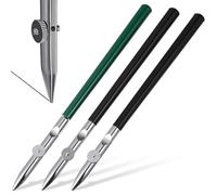 YARNOW Lot de 3 Tire-ligne Réglables, Stylo pour Tracer des Lignes Fines, Outil de Traçage Précis pour Cartographie et Dessin Technique, Noir
