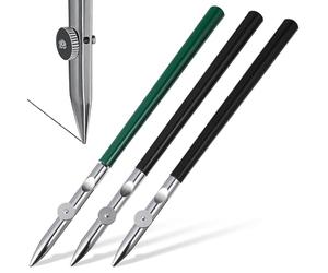 YARNOW Lot de 3 Tire-ligne Réglables, Stylo pour Tracer des Lignes Fines, Outil de Traçage Précis pour Cartographie et Dessin Technique, Noir