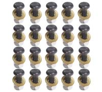 YARNOW Lot de 30 boulons de Pivot pour sécateurs de Jardin, boulons et écrous de Centre de Taille en métal avec rondelles, compatibles avec Les sécateurs et ébrancheurs manuels.