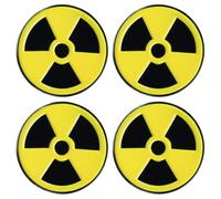 YARNOW Lot de 4 Broches pour Vêtements Femme en Alliage Badge Radiation, Épingles Chic Faciles à Mettre ou Enlever, Accessoire Original pour Paquet